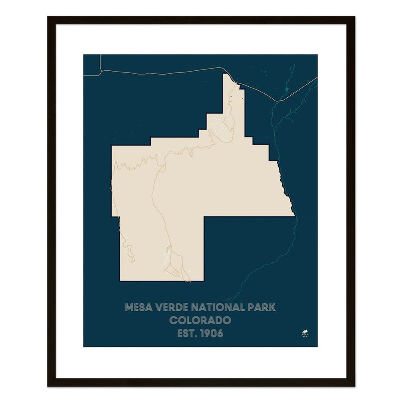 Mesa Verde National Park Map - Muir Way - National Park