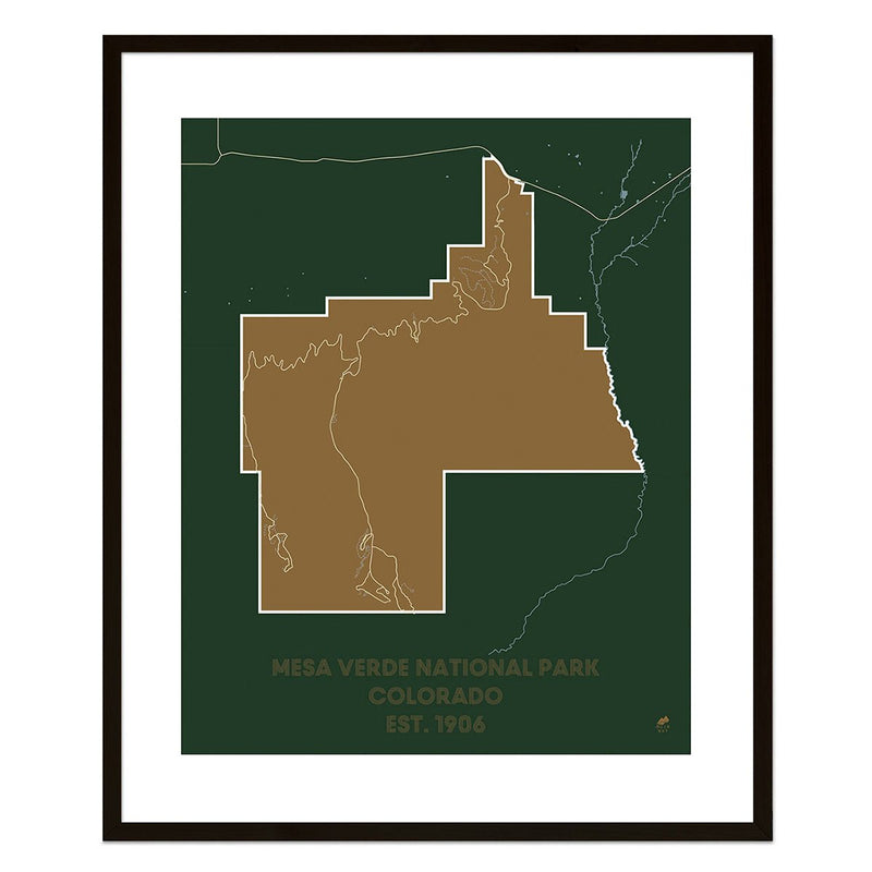 Mesa Verde National Park Map - Muir Way - National Park
