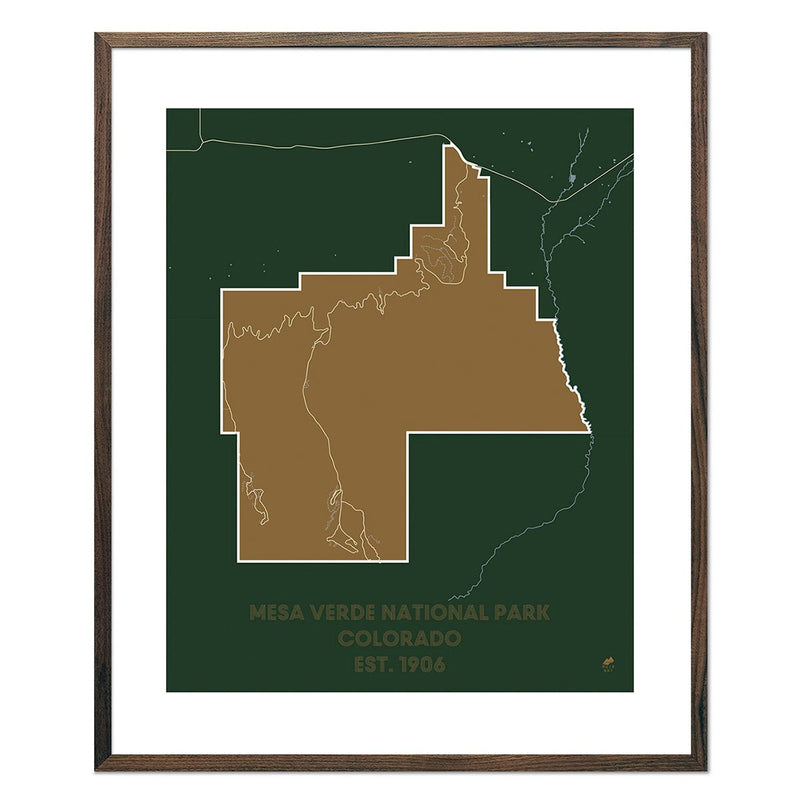 Mesa Verde National Park Map - Muir Way - National Park