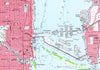 Miami, FL 1950 USGS Map
