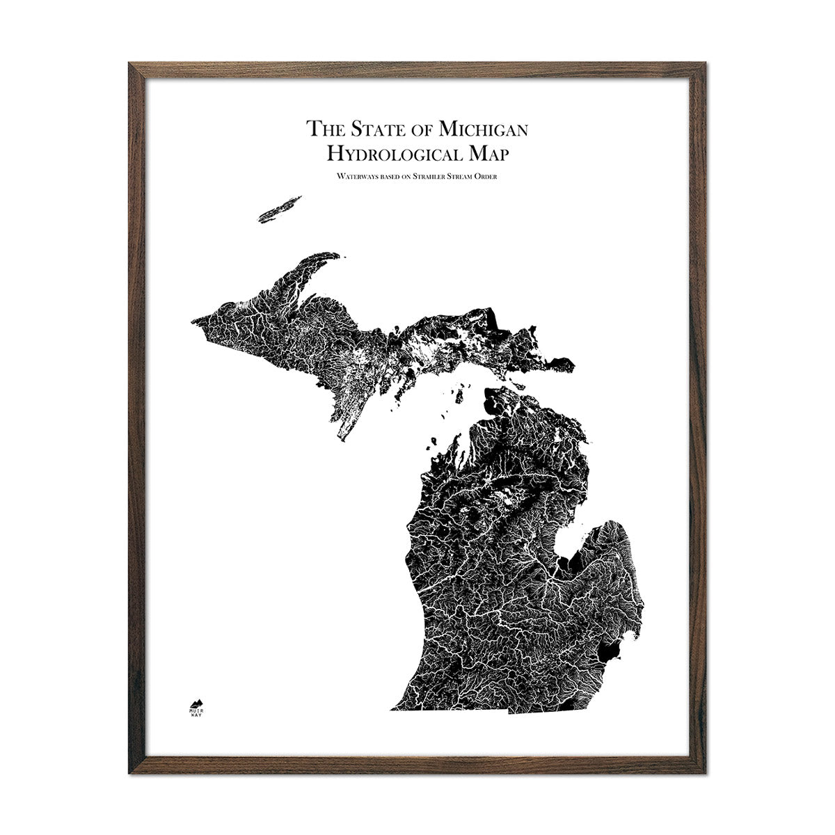 Michigan Hydrological Map