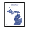 Michigan Hydrology Map