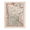 Minnesota 1883 Map