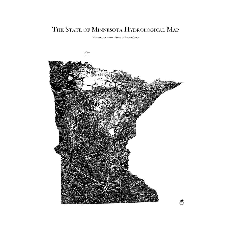 Minnesota Hydrological Map - Muir Way - Hydrology