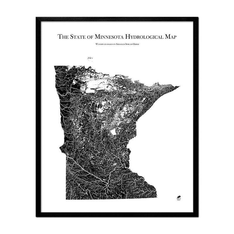 Minnesota Hydrological Map - Muir Way - Hydrology