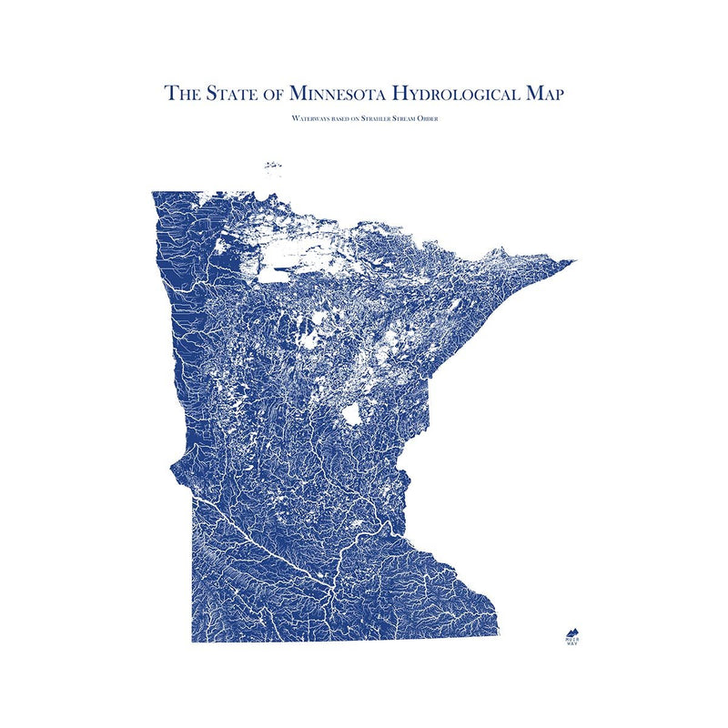 Minnesota Hydrological Map - Muir Way - Hydrology