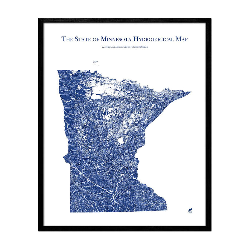 Minnesota Hydrological Map - Muir Way - Hydrology