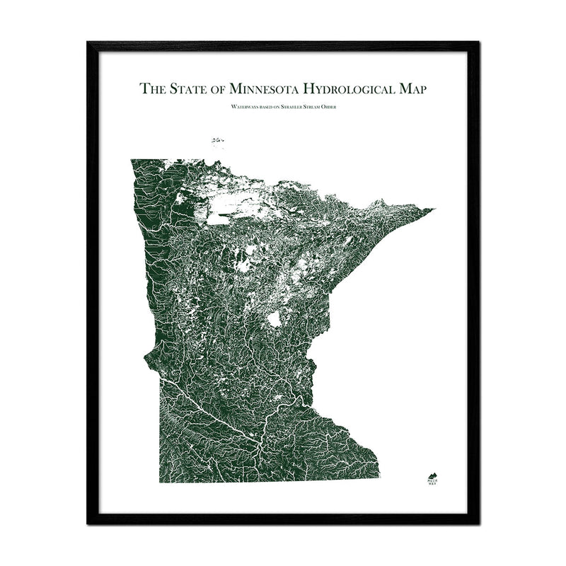 Minnesota Hydrological Map - Muir Way - Hydrology