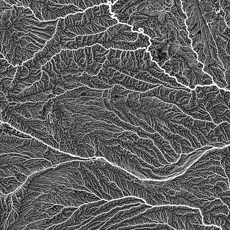 Missouri Regional Hydrological Map - Muir Way - Hydrology