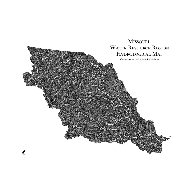 Missouri Regional Hydrological Map - Muir Way - Hydrology