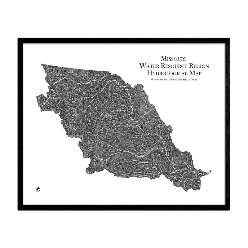 Missouri Regional Hydrological Map - Muir Way - Hydrology