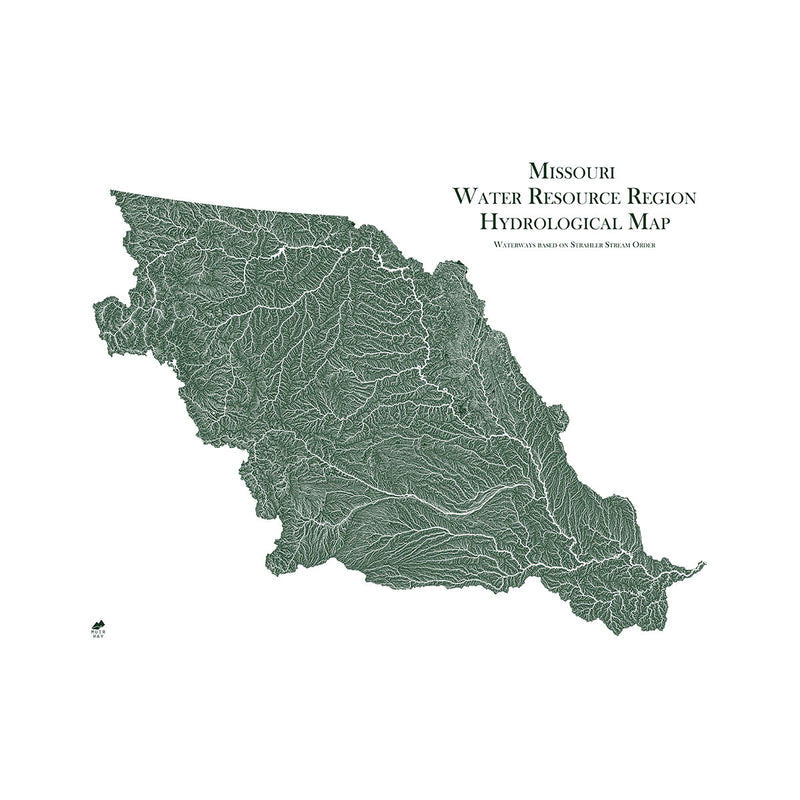 Missouri Regional Hydrological Map - Muir Way - Hydrology