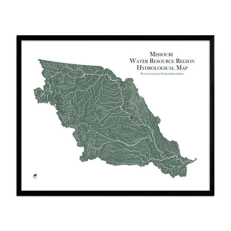 Missouri Regional Hydrological Map - Muir Way - Hydrology
