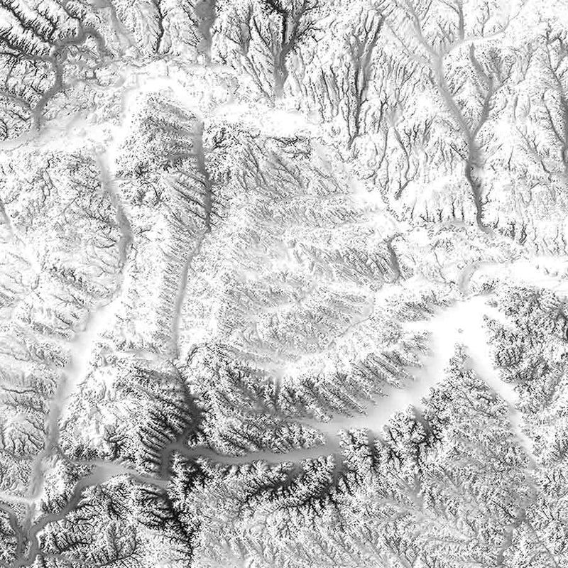 Montana Elevation Map - Muir Way - Elevation