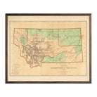 Map of Montana Territory 1876