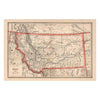 Montana 1883 Map