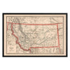 Montana 1883 Map