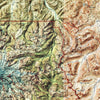 Mount Rainier Shaded Relief Map