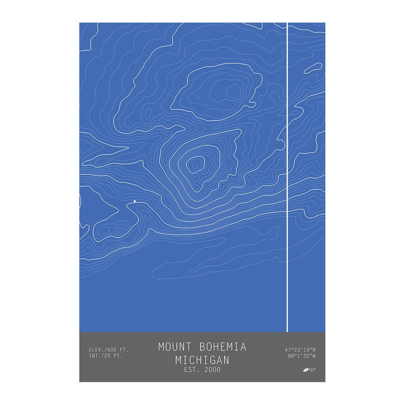 Mount Bohemia, Michigan - Muir Way - TOPO Series