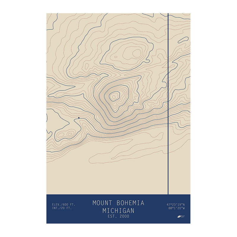 Mount Bohemia, Michigan - Muir Way - TOPO Series