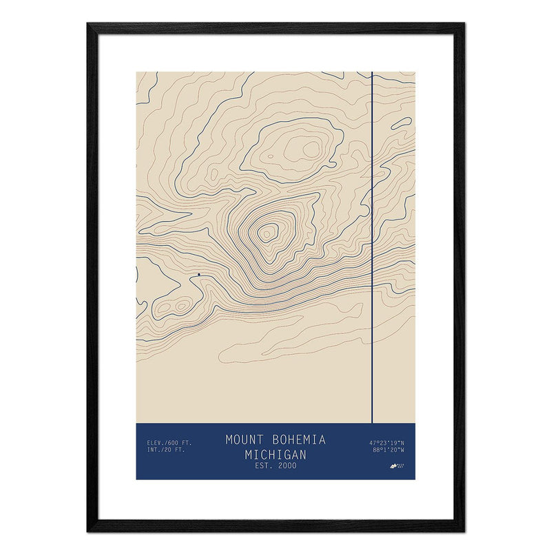 Mount Bohemia, Michigan - Muir Way - TOPO Series