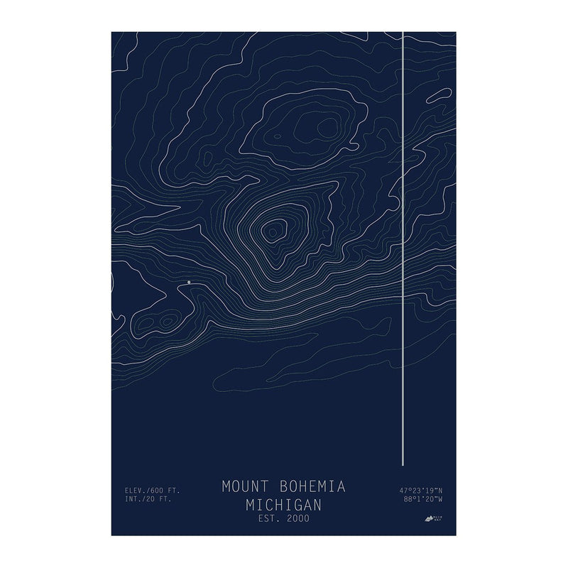 Mount Bohemia, Michigan - Muir Way - TOPO Series