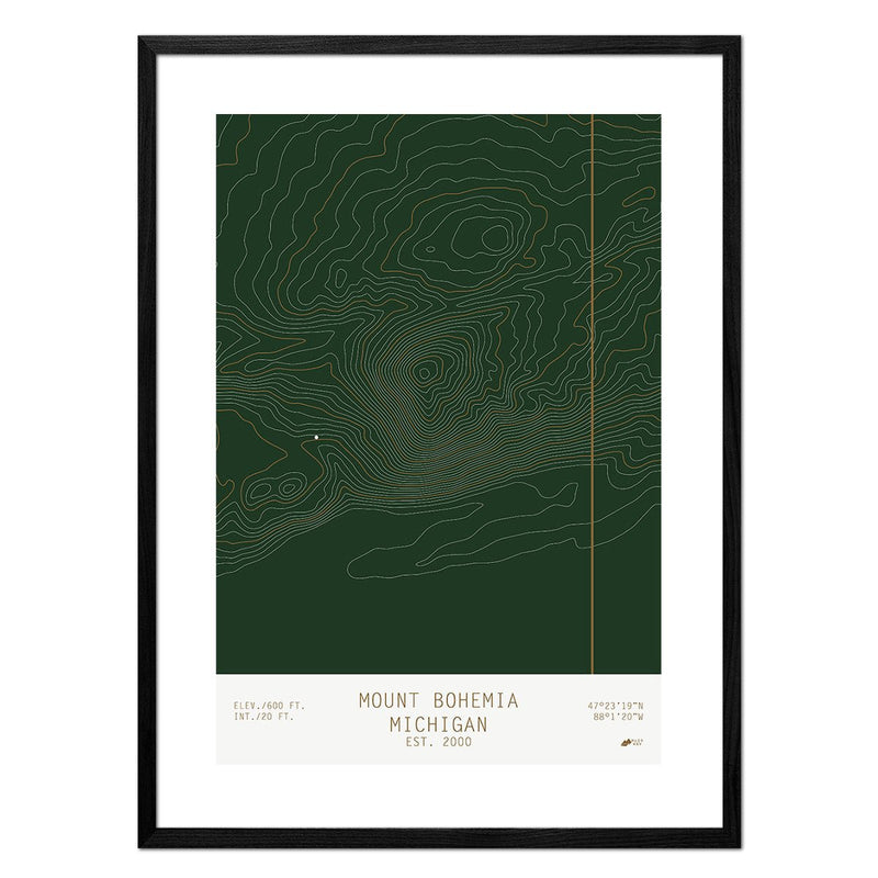 Mount Bohemia, Michigan - Muir Way - TOPO Series