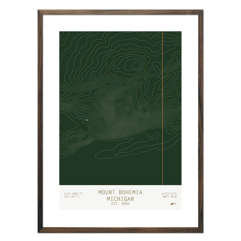 Mount Bohemia, Michigan - Muir Way - TOPO Series