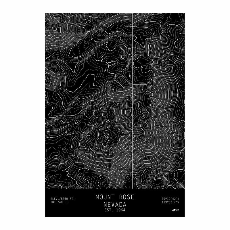 Mount Rose, Nevada - Muir Way - TOPO Series