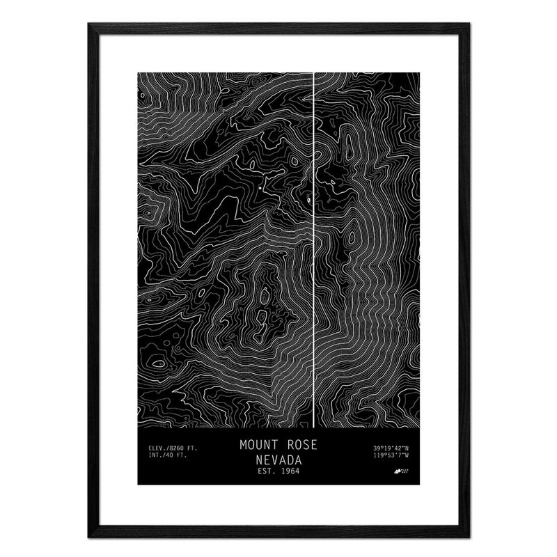 Mount Rose, Nevada - Muir Way - TOPO Series