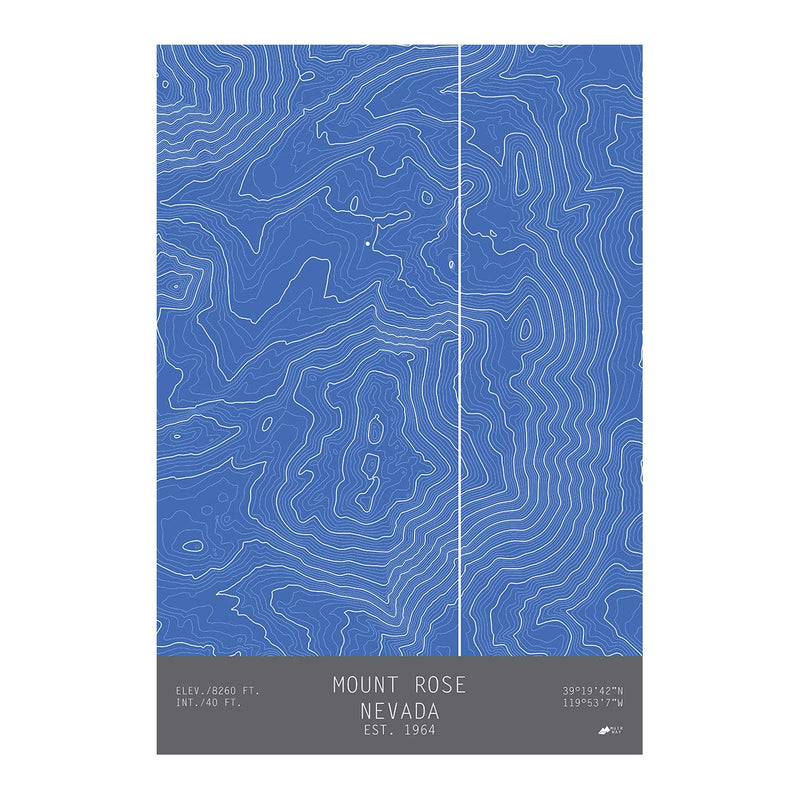 Mount Rose, Nevada - Muir Way - TOPO Series