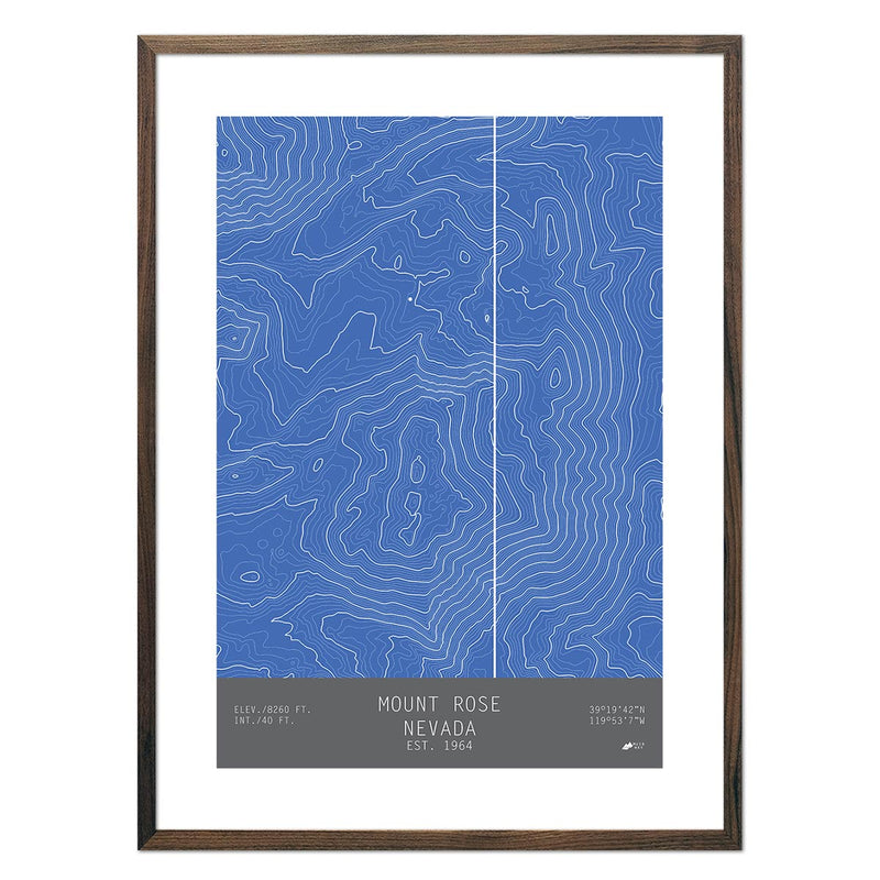 Mount Rose, Nevada - Muir Way - TOPO Series