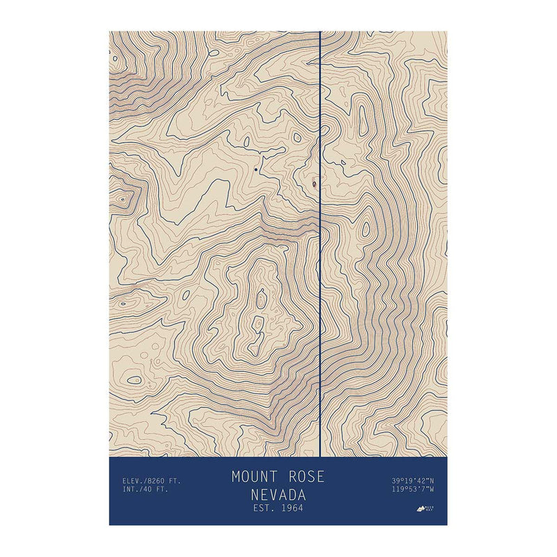 Mount Rose, Nevada - Muir Way - TOPO Series