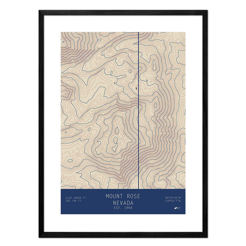 Mount Rose, Nevada - Muir Way - TOPO Series