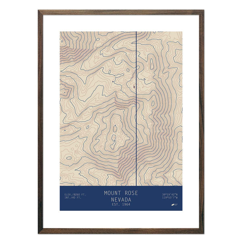 Mount Rose, Nevada - Muir Way - TOPO Series