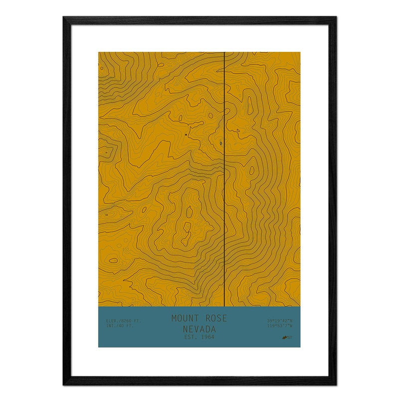 Mount Rose, Nevada - Muir Way - TOPO Series