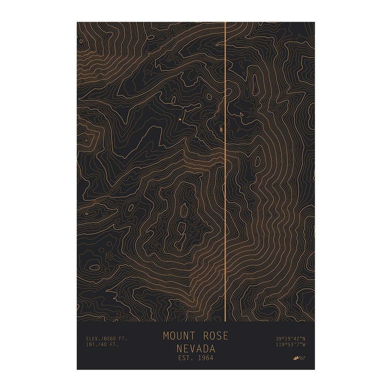 Mount Rose, Nevada - Muir Way - TOPO Series