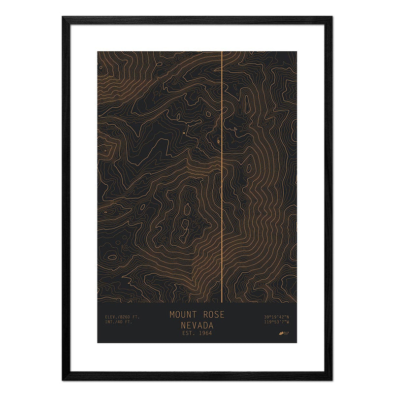 Mount Rose, Nevada - Muir Way - TOPO Series