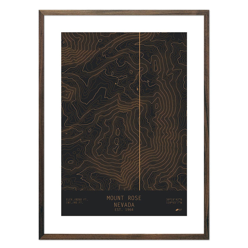 Mount Rose, Nevada - Muir Way - TOPO Series