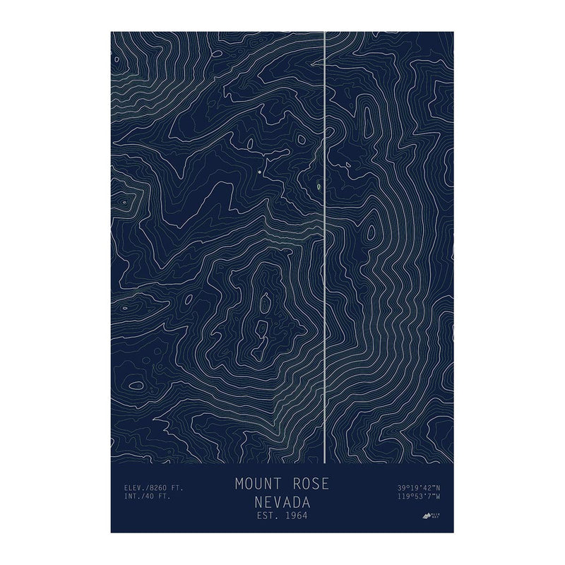 Mount Rose, Nevada - Muir Way - TOPO Series