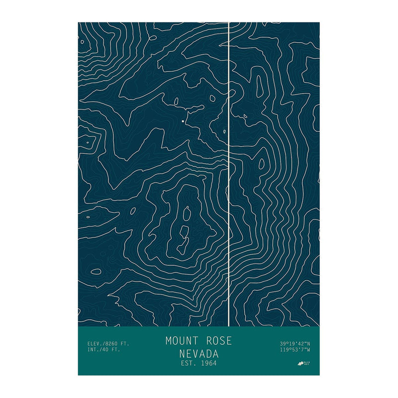 Mount Rose, Nevada - Muir Way - TOPO Series