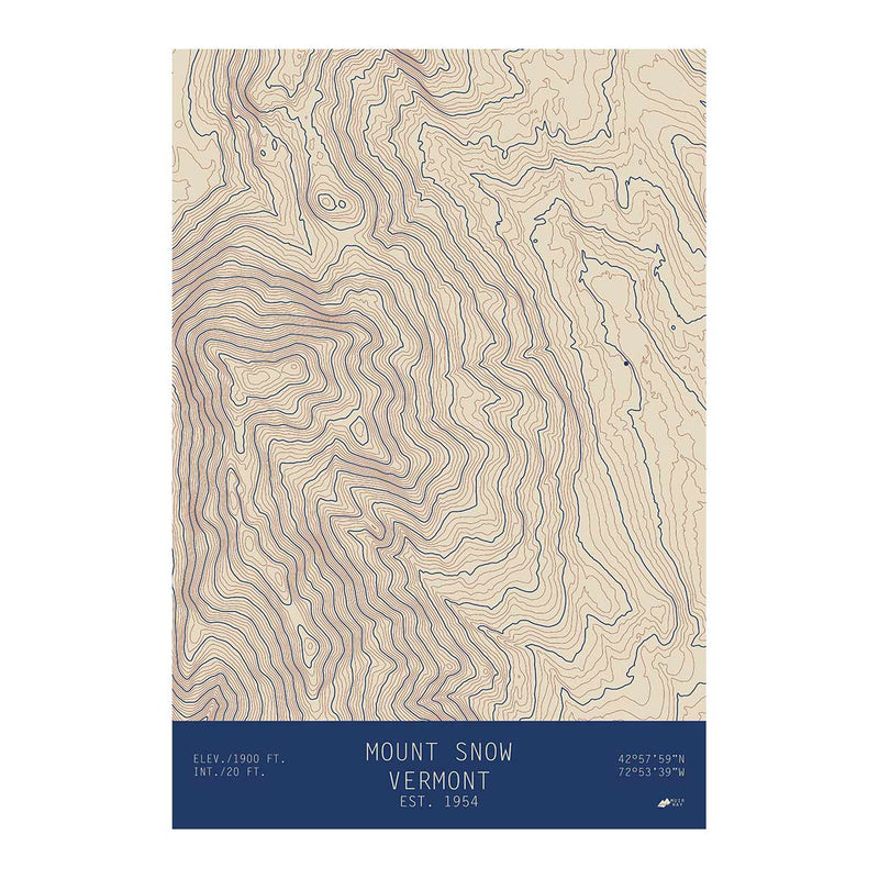 Mount Snow, Vermont - Muir Way - TOPO Series