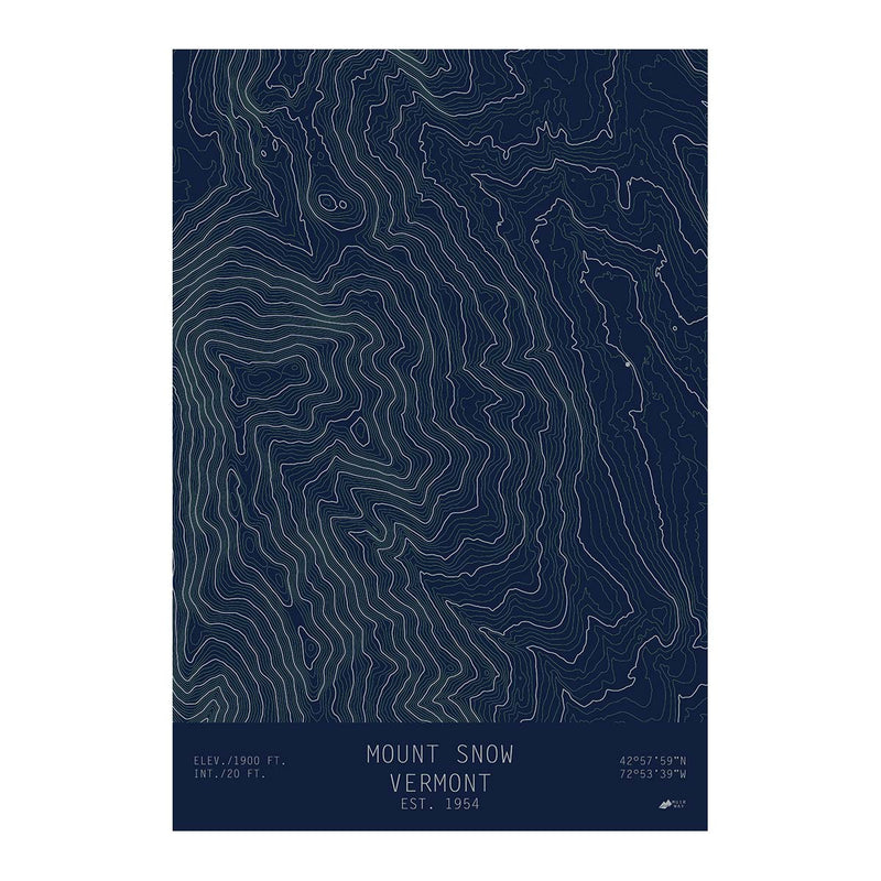 Mount Snow, Vermont - Muir Way - TOPO Series