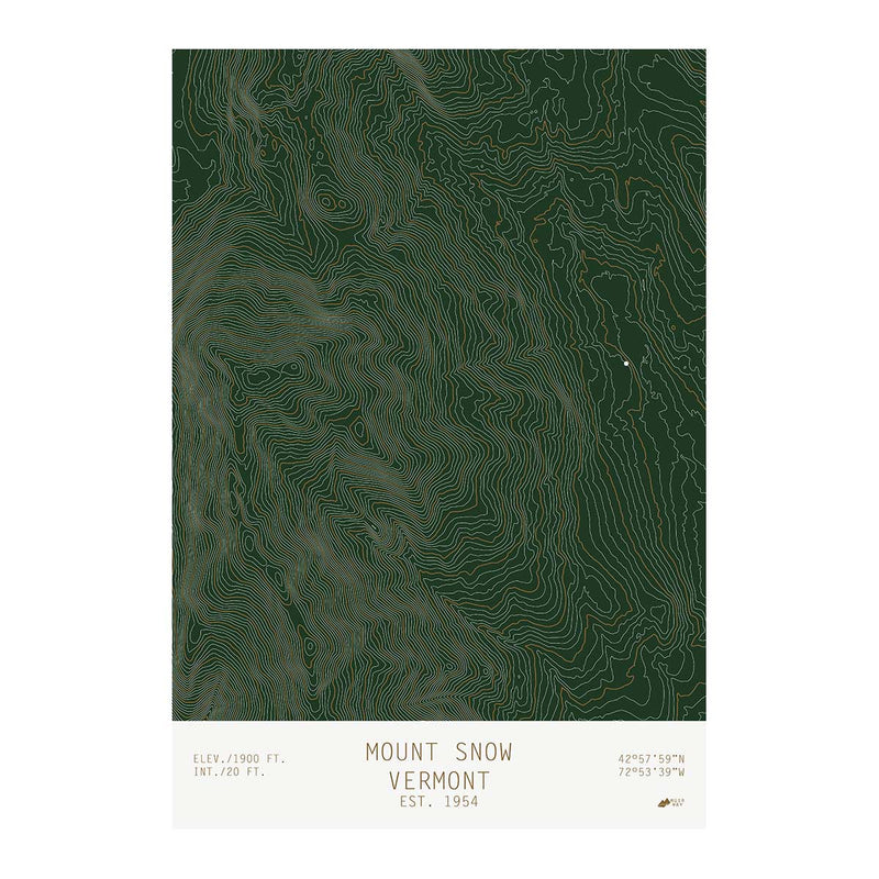 Mount Snow, Vermont - Muir Way - TOPO Series