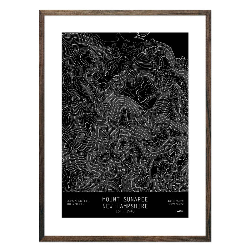 Mount Sunapee, New Hampshire - Muir Way - TOPO Series