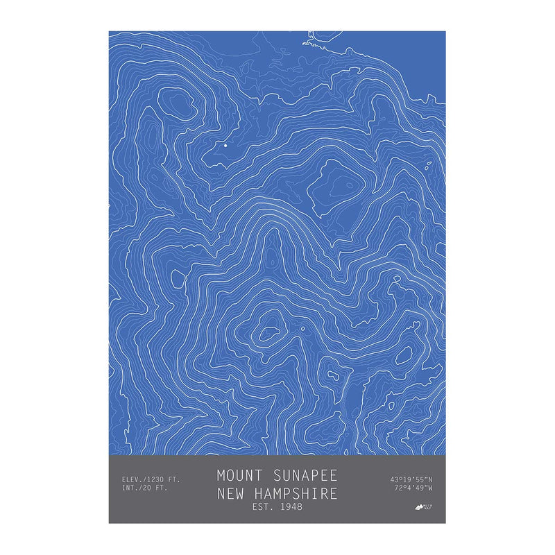 Mount Sunapee, New Hampshire - Muir Way - TOPO Series