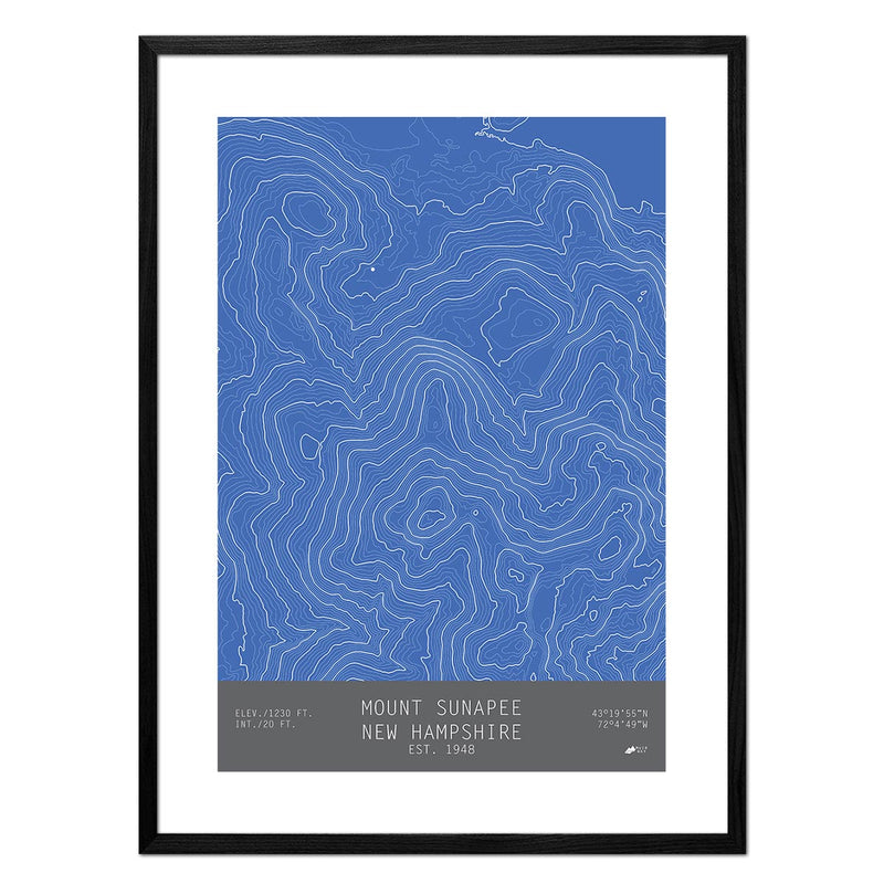 Mount Sunapee, New Hampshire - Muir Way - TOPO Series