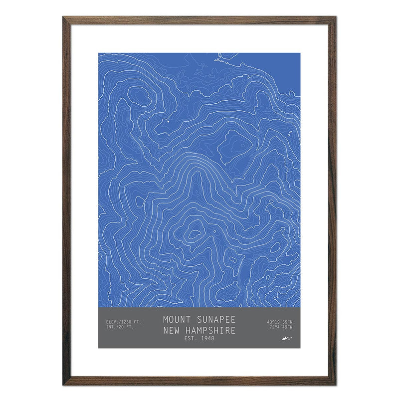 Mount Sunapee, New Hampshire - Muir Way - TOPO Series
