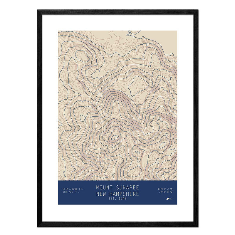 Mount Sunapee, New Hampshire - Muir Way - TOPO Series