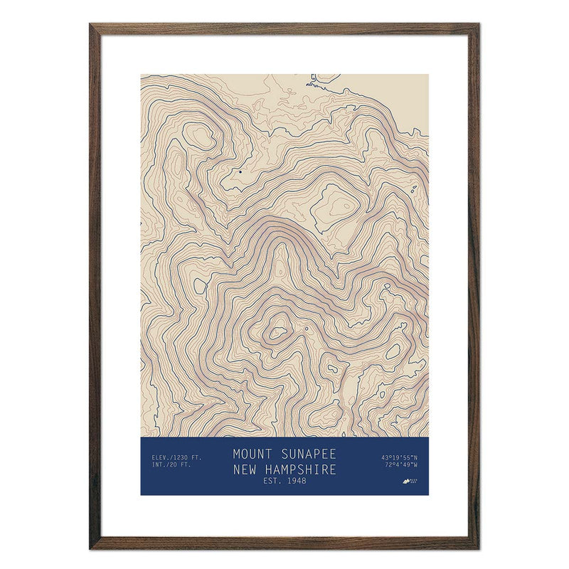Mount Sunapee, New Hampshire - Muir Way - TOPO Series